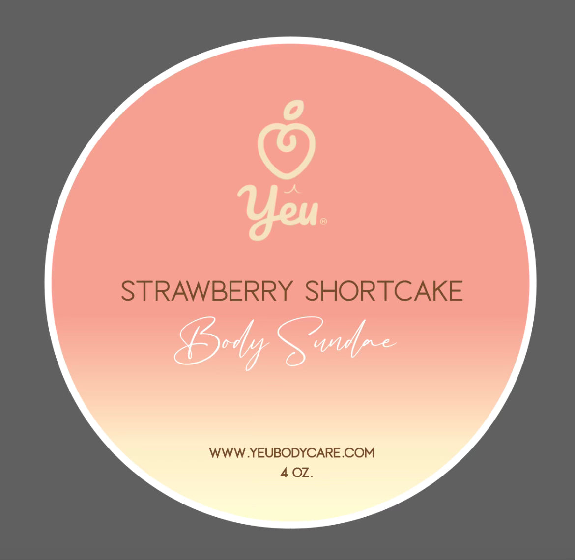 Strawberry Shortcake Body Sundae